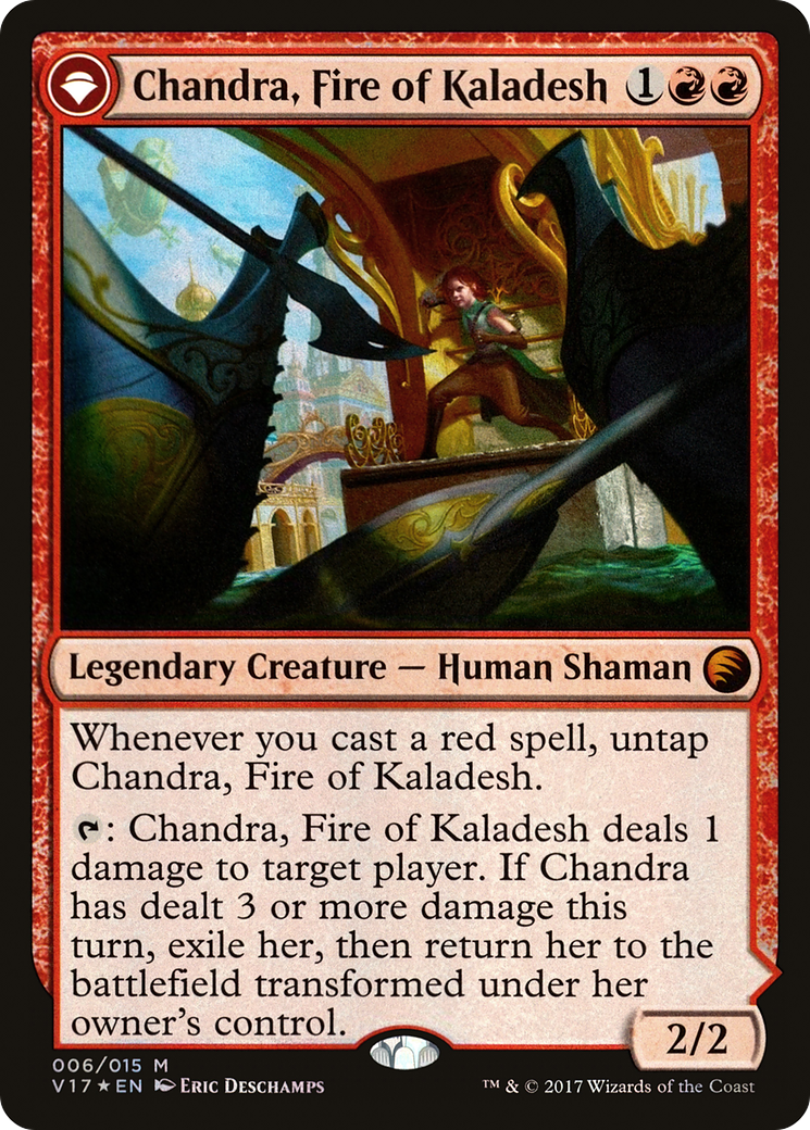 Chandra, Fire of Kaladesh (V17-006) [Misc] From the Vault: Transform Foil MTG Single Wizards of the Coast