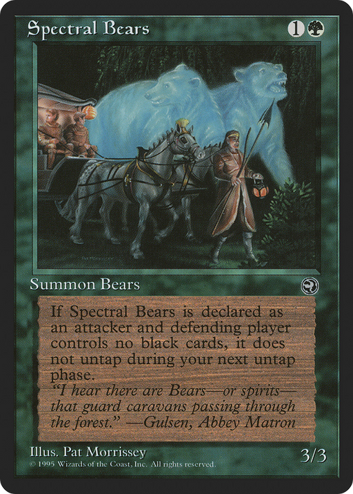 Spectral Bears (HML-098) [Homelands] MTG Single Wizards of the Coast