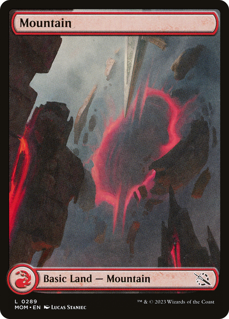 Mountain (MOM-289) [March of the Machine] MTG Single Wizards of the Coast