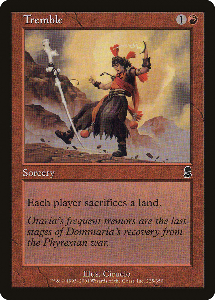 Tremble (ODY-225) [Odyssey] Foil MTG Single Wizards of the Coast