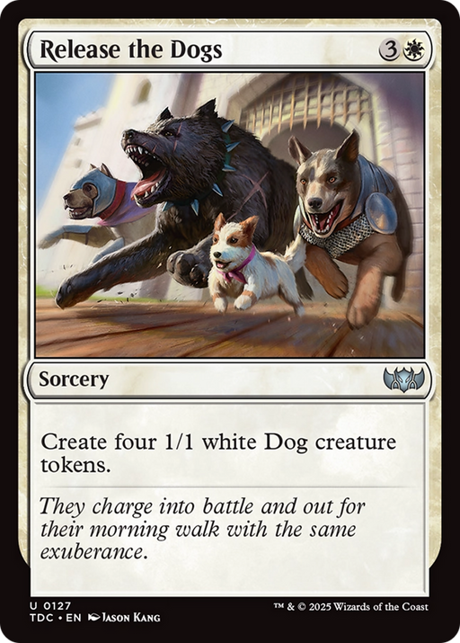 Release the Dogs (TDC-127) [Commander: Tarkir: Dragonstorm] MTG Single Wizards of the Coast