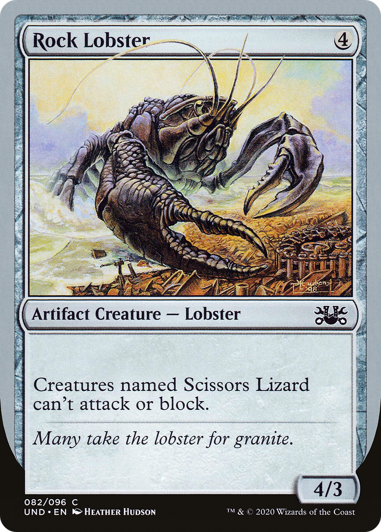 Rock Lobster (UND-082) [Unsanctioned] MTG Single Wizards of the Coast