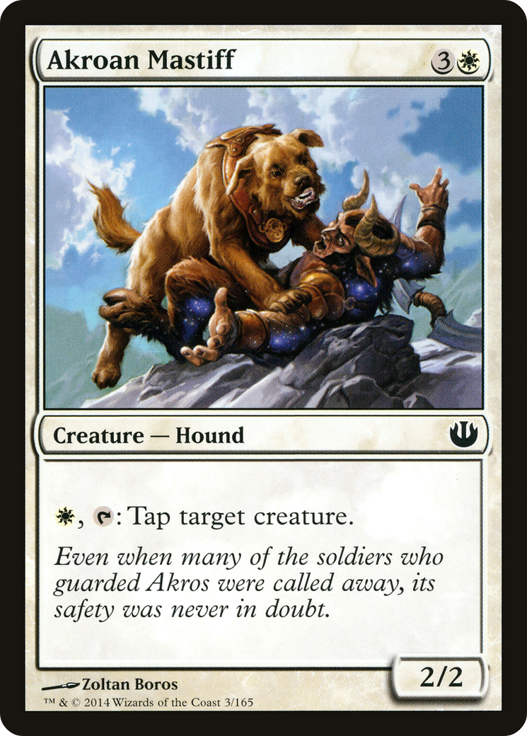 Akroan Mastiff (JOU-003) [Journey into Nyx] MTG Single Wizards of the Coast