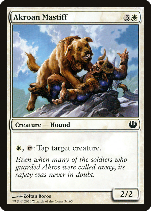 Akroan Mastiff (JOU-003) [Journey into Nyx] Foil MTG Single Wizards of the Coast
