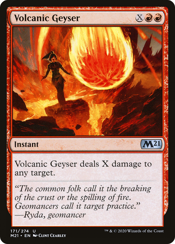 Volcanic Geyser (M21-171) [Core Set 2021] Foil MTG Single Wizards of the Coast
