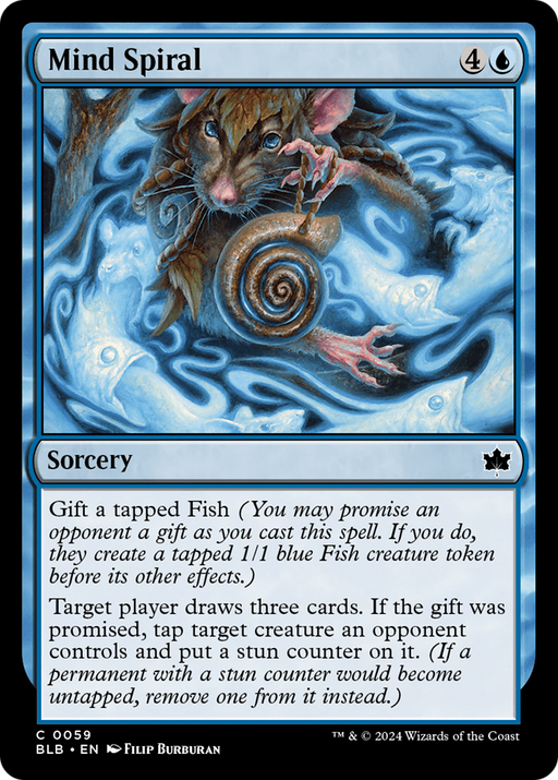 Mind Spiral (BLB-059) [Bloomburrow] Foil MTG Single Wizards of the Coast