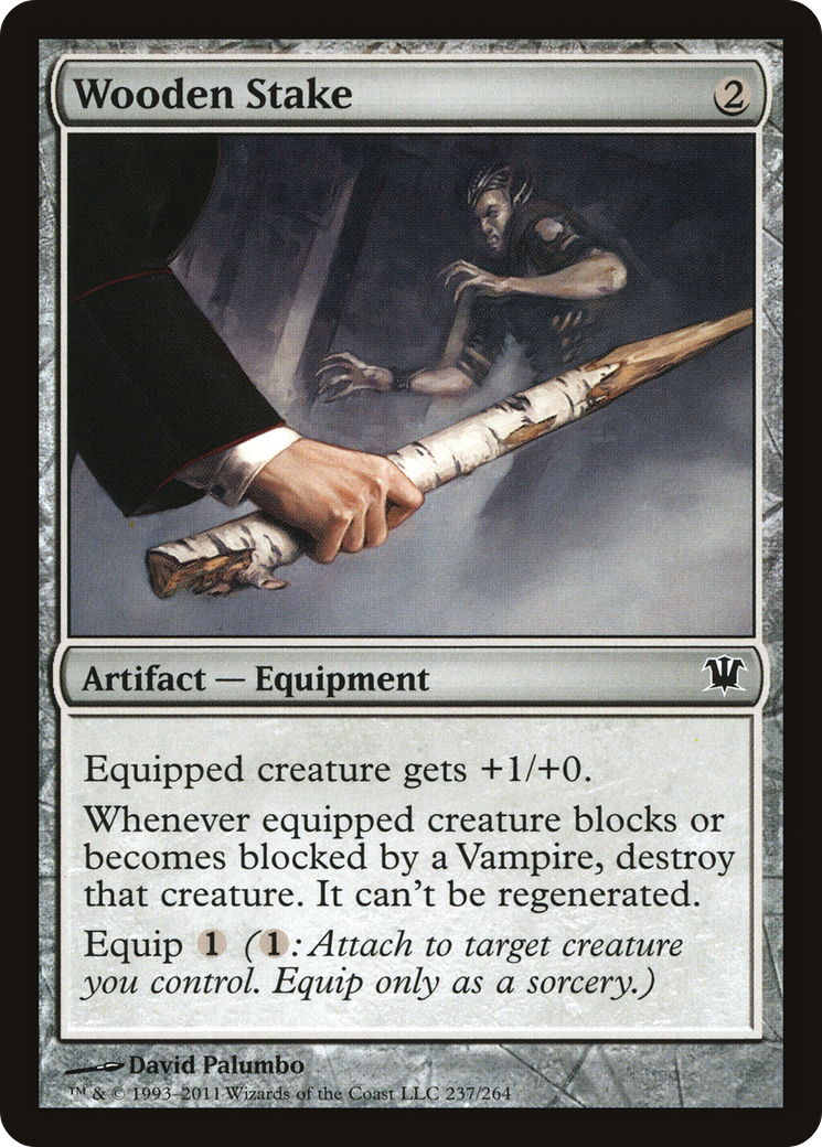 Wooden Stake (ISD-237) [Innistrad] Foil MTG Single Wizards of the Coast