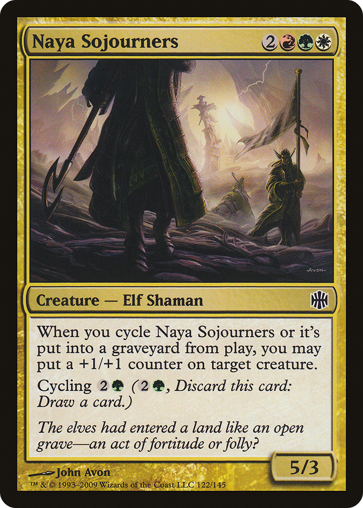 Naya Sojourners (ARB-122) [Alara Reborn] MTG Single Wizards of the Coast