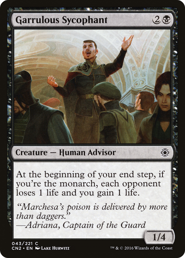 Garrulous Sycophant (CN2-043) [Conspiracy: Take the Crown] MTG Single Wizards of the Coast