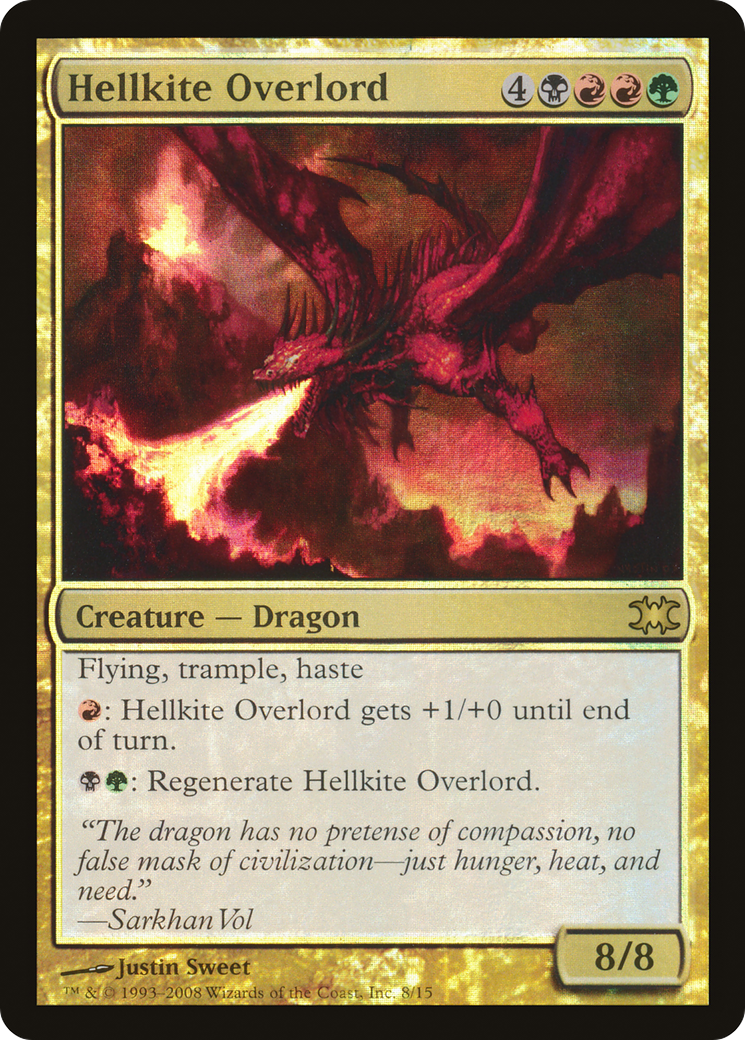 Hellkite Overlord (DRB-008) [Misc] From the Vault: Dragons Foil MTG Single Wizards of the Coast