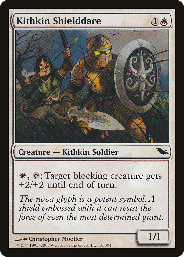 Kithkin Shielddare (SHM-010) [Shadowmoor] Foil MTG Single Wizards of the Coast