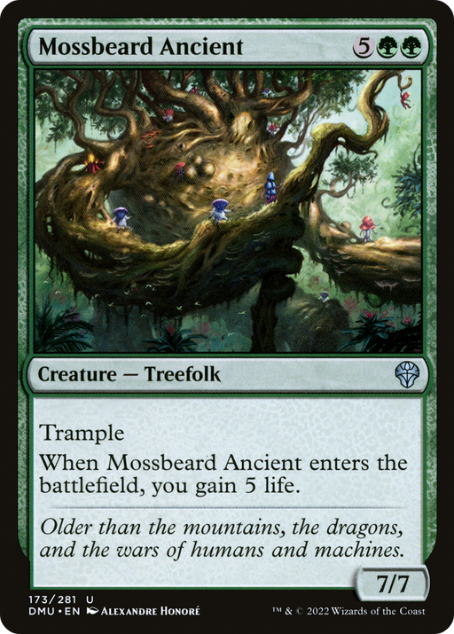 Mossbeard Ancient (DMU-173) [Dominaria United] Foil MTG Single Wizards of the Coast
