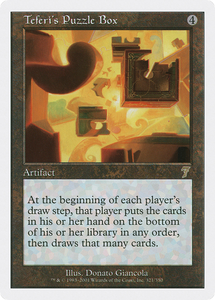 Teferi's Puzzle Box (7ED-321) [7th Edition] Foil MTG Single Wizards of the Coast