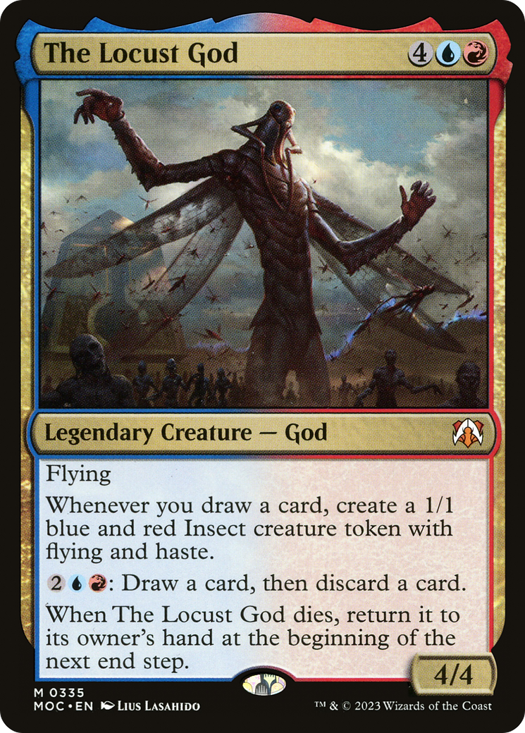 The Locust God (MOC-335) [March of the Machine Commander] MTG Single Wizards of the Coast