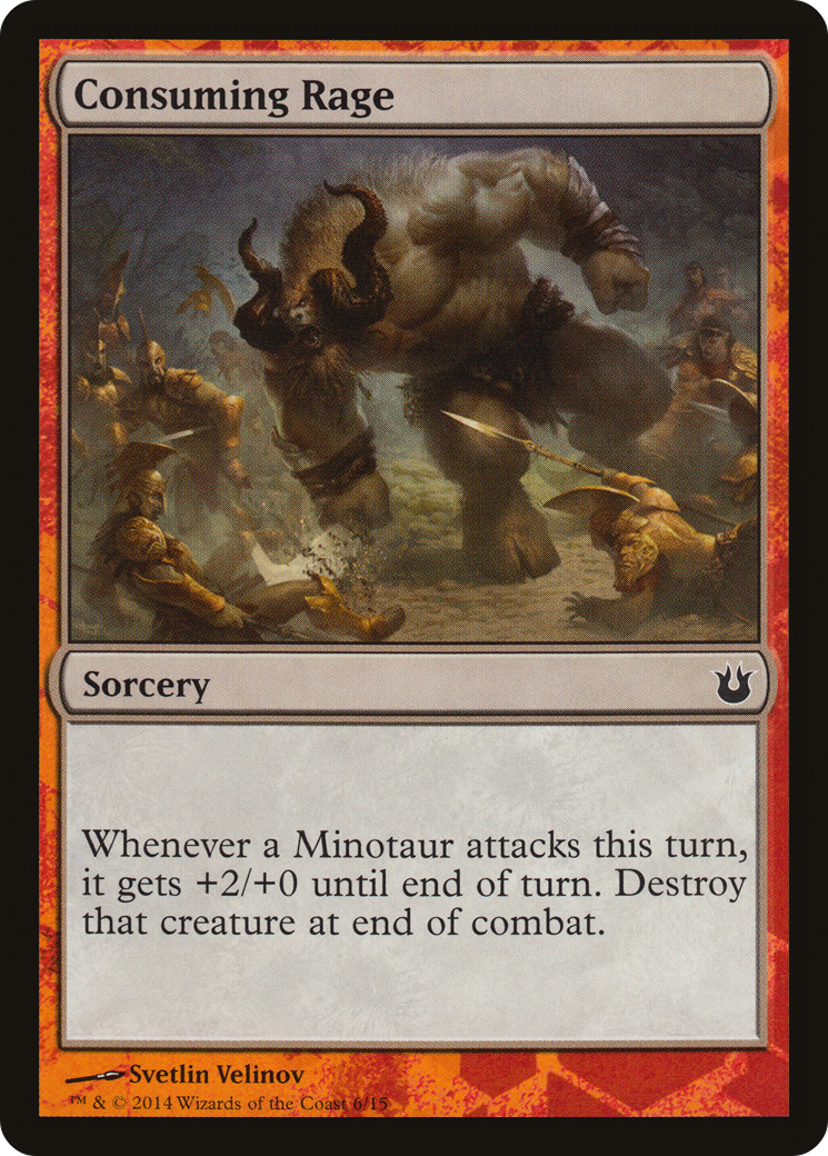 Consuming Rage (HERO-) [Battle the Horde] MTG Single Wizards of the Coast