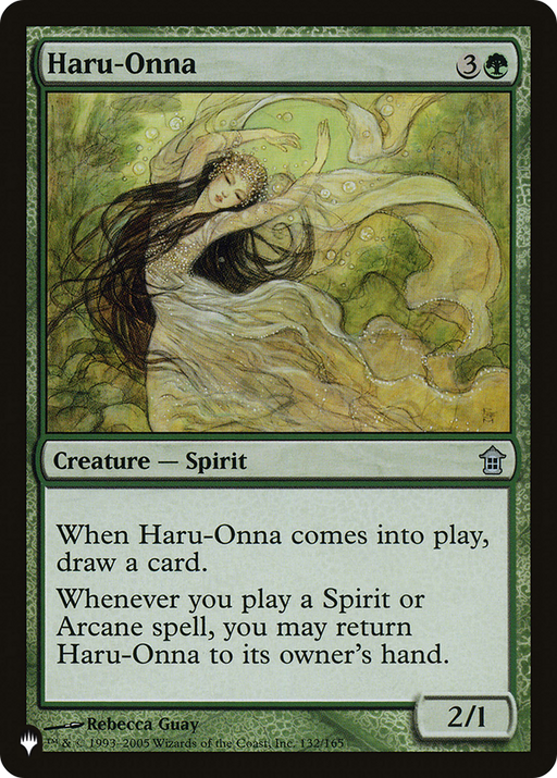 Haru-Onna (LIST-132/165) [Mystery Booster] The List MTG Single Wizards of the Coast