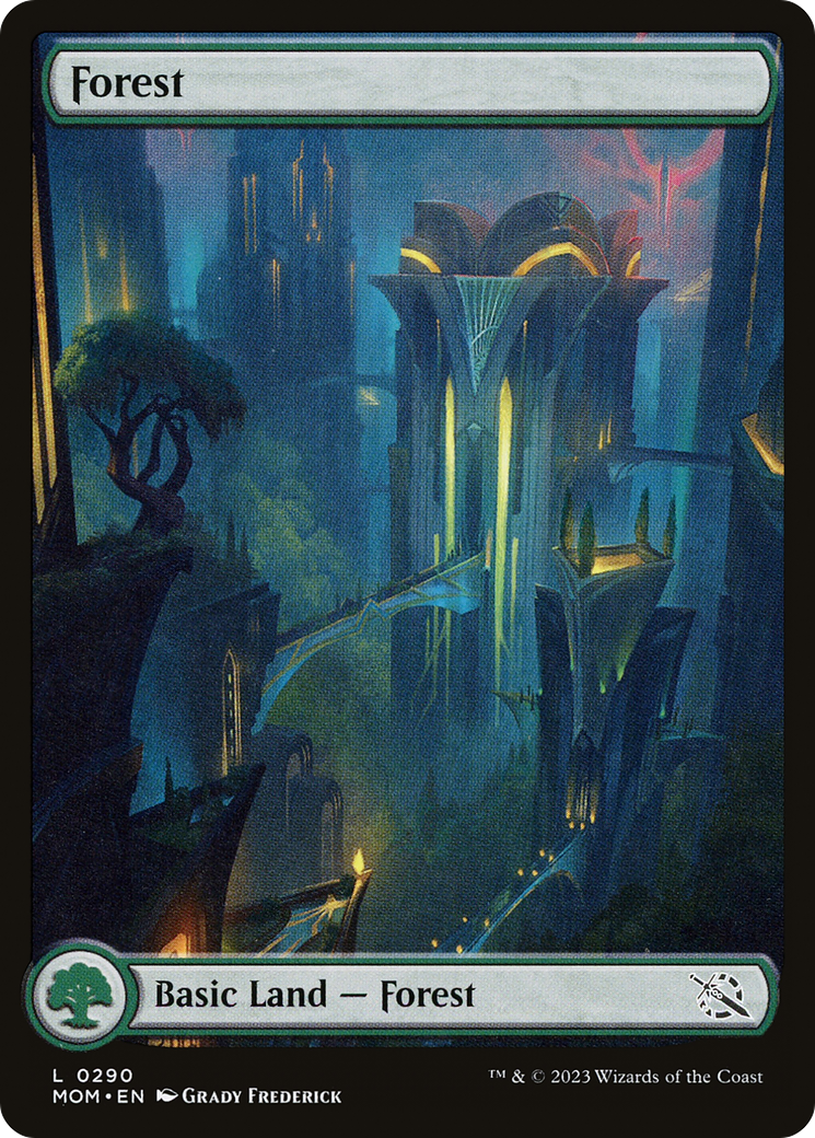 Forest (MOM-290) [March of the Machine] MTG Single Wizards of the Coast