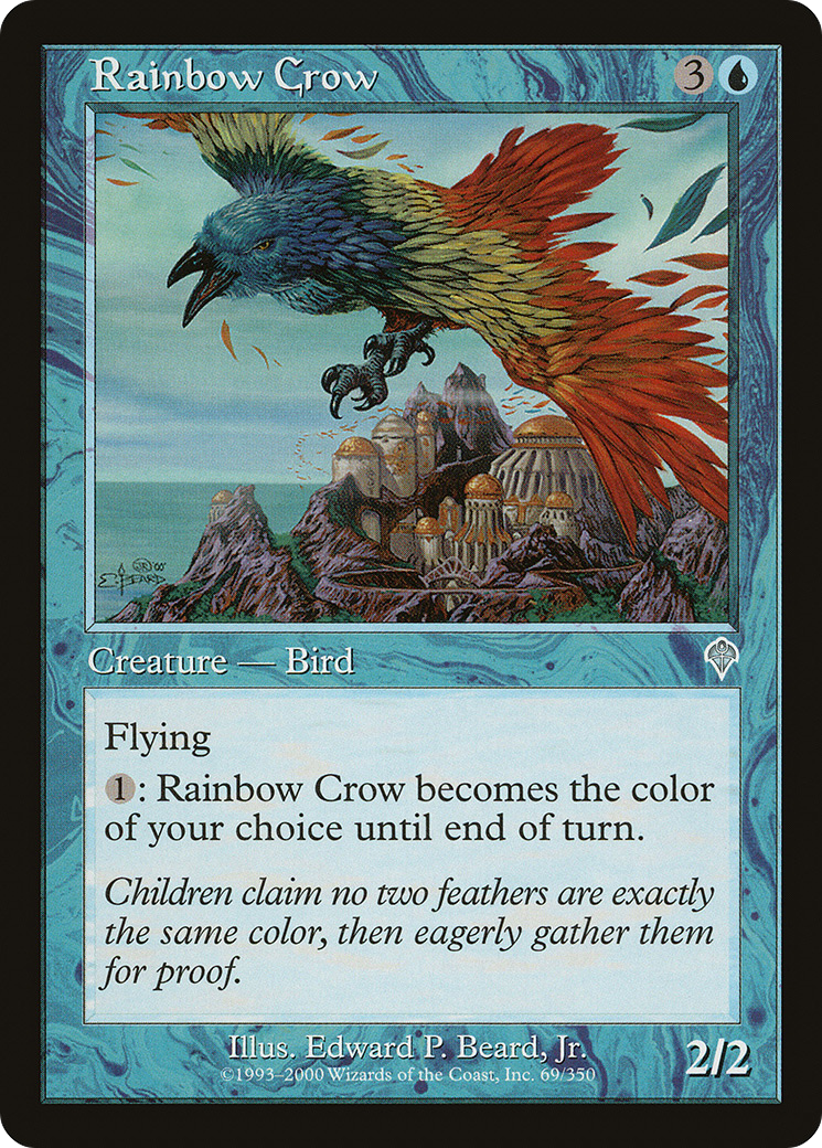 Rainbow Crow (INV-069) [Invasion] Foil MTG Single Wizards of the Coast