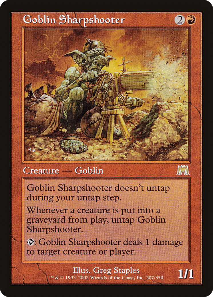 Goblin Sharpshooter (ONS-207) [Onslaught] MTG Single Wizards of the Coast