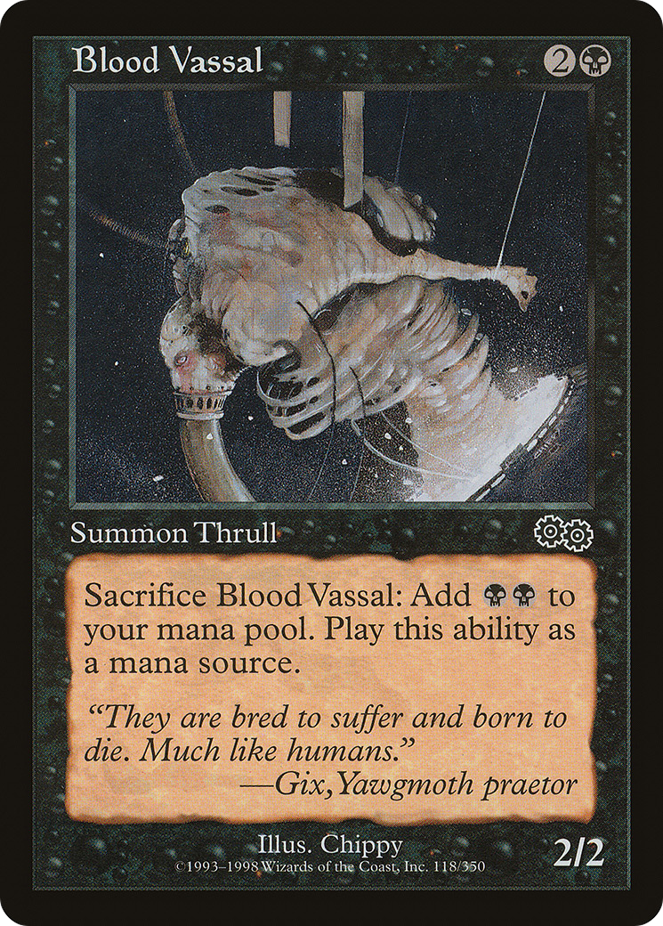 Blood Vassal (USG-118) [Urza's Saga] MTG Single Wizards of the Coast