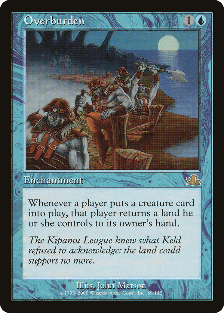 Overburden (PCY-039) [Prophecy] MTG Single Wizards of the Coast