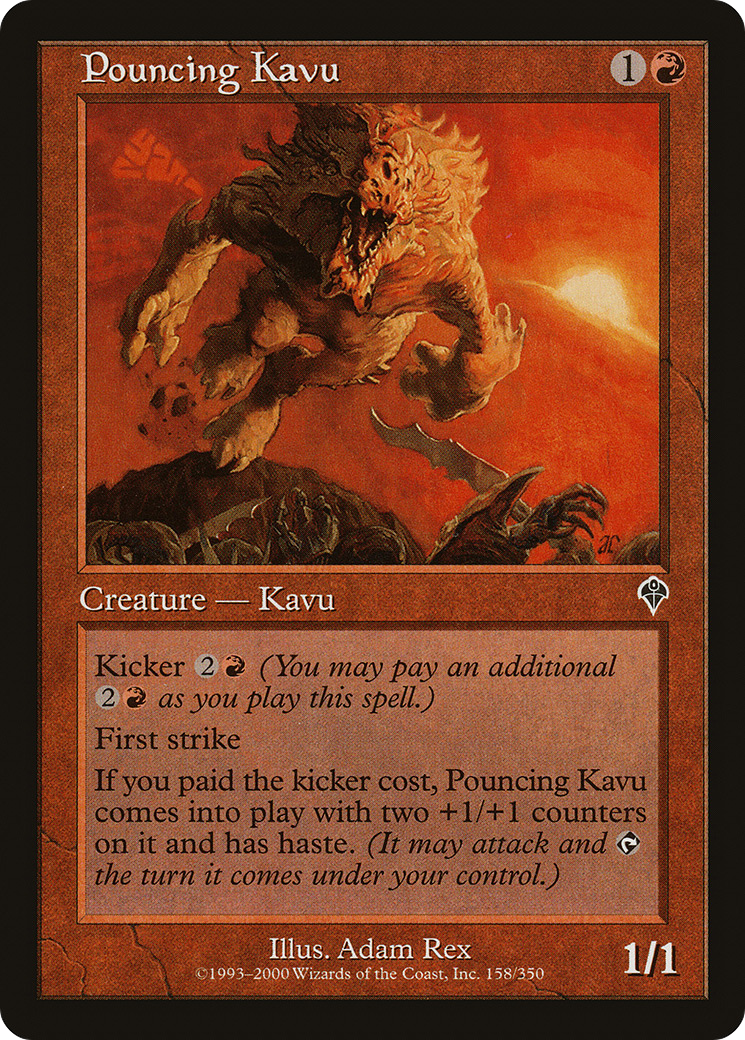 Pouncing Kavu (INV-158) [Invasion] MTG Single Wizards of the Coast
