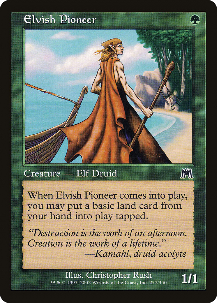 Elvish Pioneer (ONS-257) [Onslaught] Foil MTG Single Wizards of the Coast
