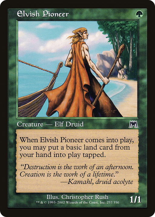 Elvish Pioneer (ONS-257) [Onslaught] Foil MTG Single Wizards of the Coast