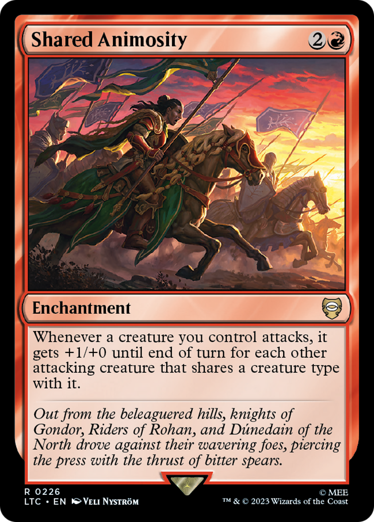 Shared Animosity (LTC-226) [Tales of Middle-earth Commander] MTG Single Wizards of the Coast