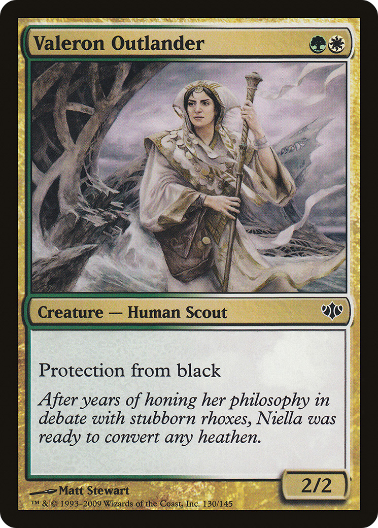 Valeron Outlander (CON-130) [Conflux] MTG Single Wizards of the Coast