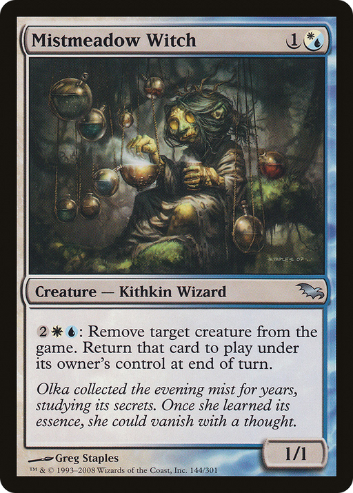 Mistmeadow Witch (SHM-144) [Shadowmoor] Foil MTG Single Wizards of the Coast