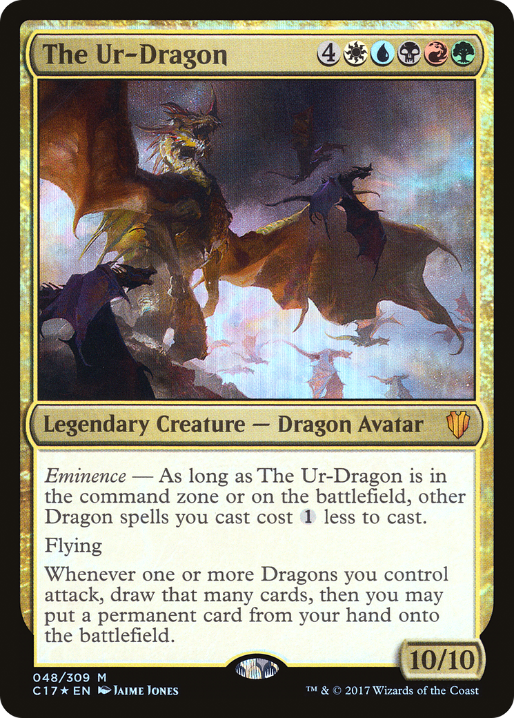 The Ur-Dragon (C17-048) [Commander 2017] Foil MTG Single Wizards of the Coast