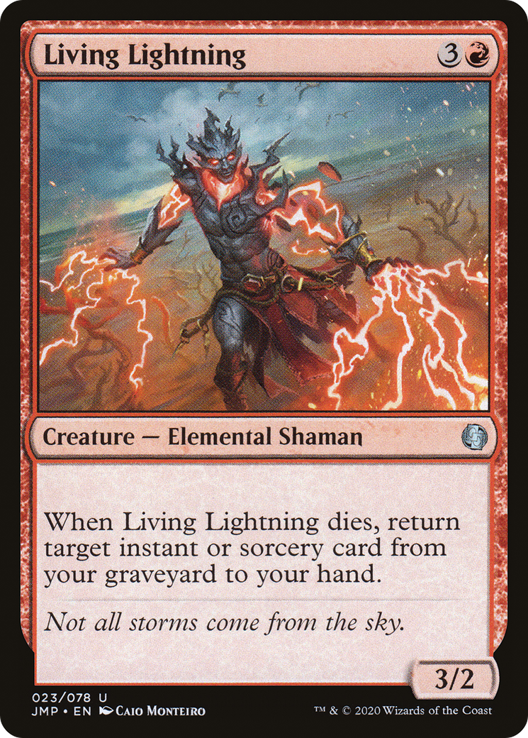 Living Lightning (JMP-023) [Jumpstart] MTG Single Wizards of the Coast