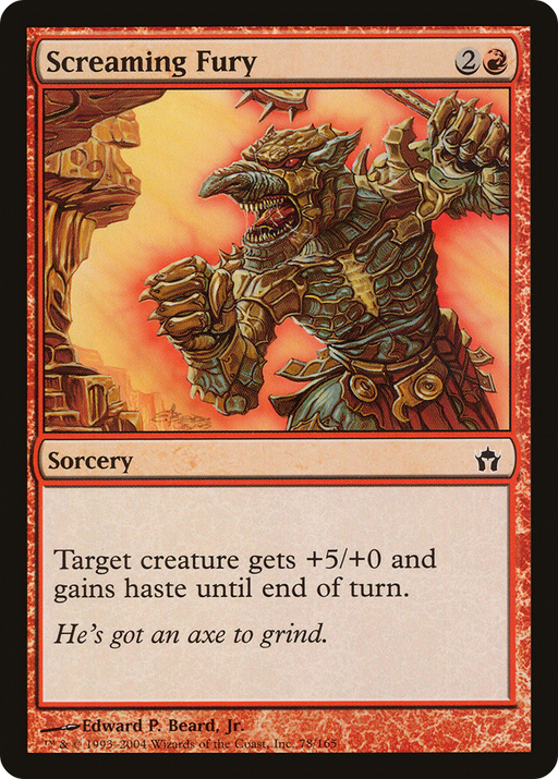 Screaming Fury (5DN-078) [Fifth Dawn] MTG Single Wizards of the Coast