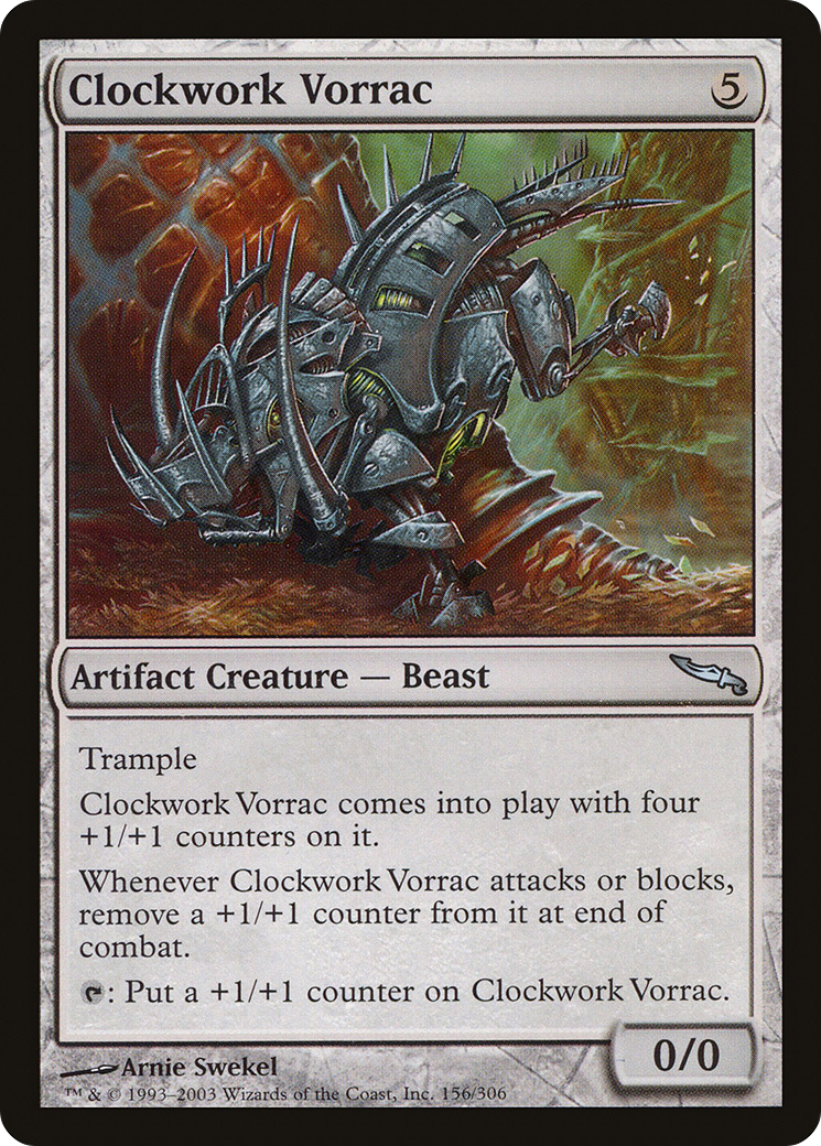 Clockwork Vorrac (MRD-156) [Mirrodin] MTG Single Wizards of the Coast