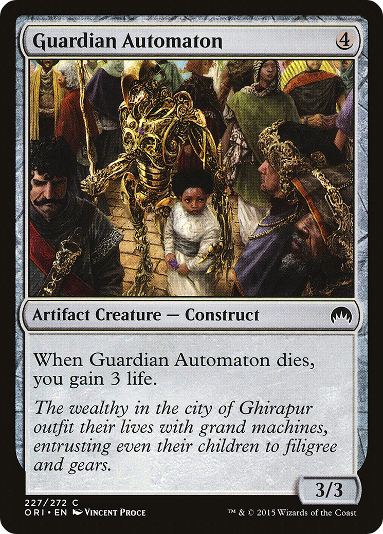 Guardian Automaton (ORI-227) [Magic Origins] Foil MTG Single Wizards of the Coast