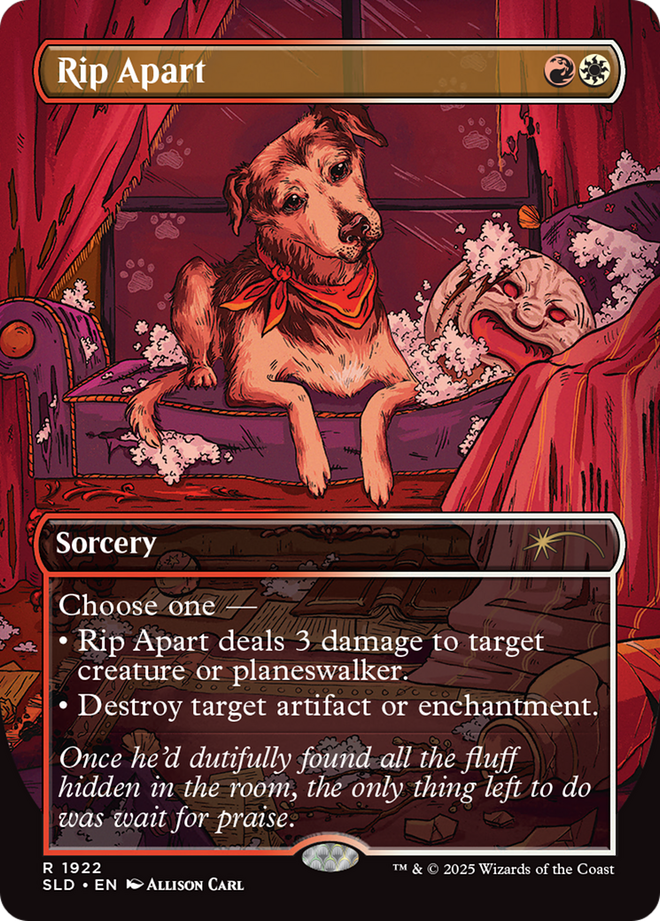 Rip Apart (SLD-1922) [Secret Lair] Drop (Borderless) MTG Single Wizards of the Coast
