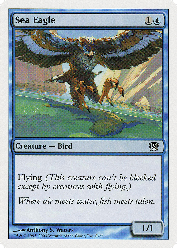 Sea Eagle (8ED-0S4) [8th Edition] MTG Single Wizards of the Coast