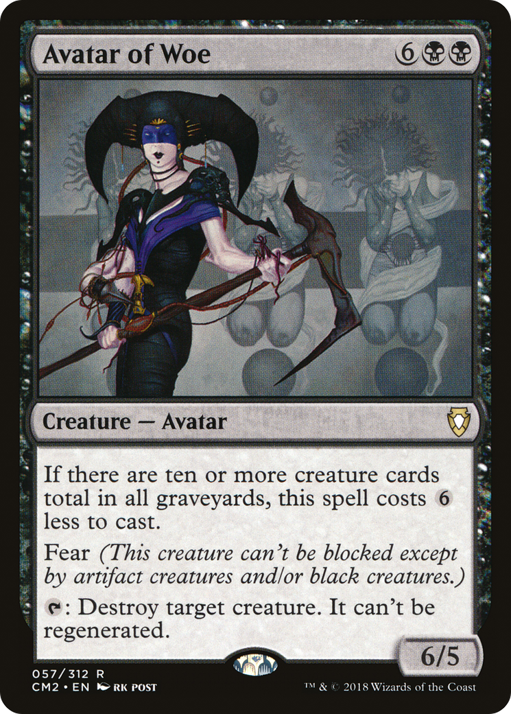 Avatar of Woe (CM2-057) [Commander Anthology Volume II] MTG Single Wizards of the Coast