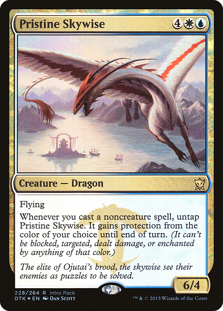 Pristine Skywise (UMP-228) [Dragons of Tarkir Promos] Foil MTG Single Wizards of the Coast