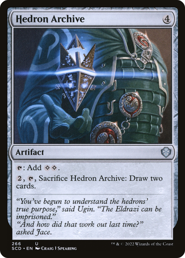 Hedron Archive (SCD-266) [Starter Commander Decks] MTG Single Wizards of the Coast