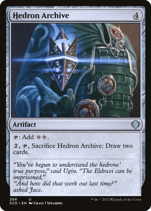 Hedron Archive (SCD-266) [Starter Commander Decks] MTG Single Wizards of the Coast