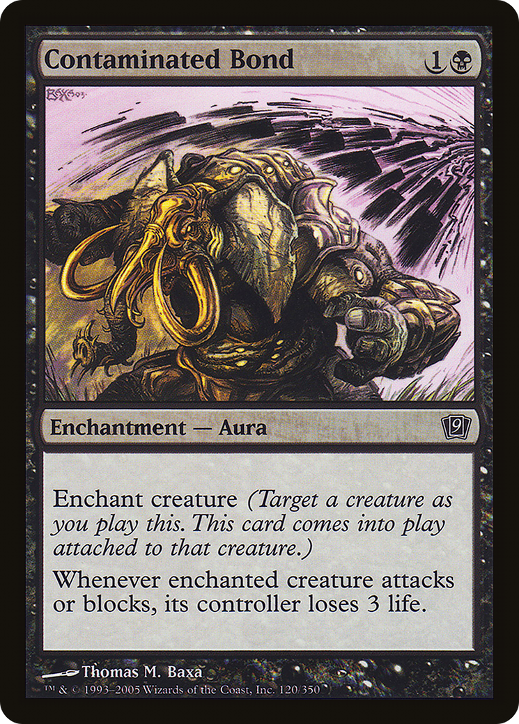 Contaminated Bond (9ED-120) [9th Edition] MTG Single Wizards of the Coast