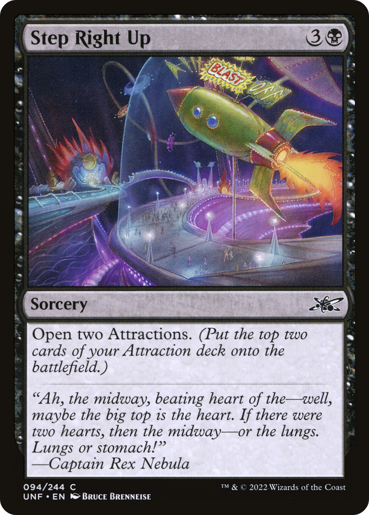 Step Right Up (UNF-094) [Unfinity] Foil MTG Single Wizards of the Coast