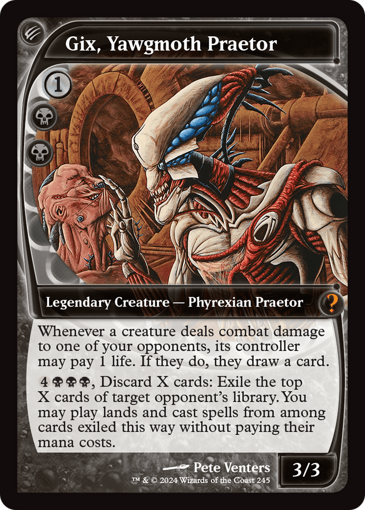 Gix, Yawgmoth Praetor (Future Sight) (MB2-245) [Mystery Booster] Mystery Booster 2 Foil MTG Single Wizards of the Coast