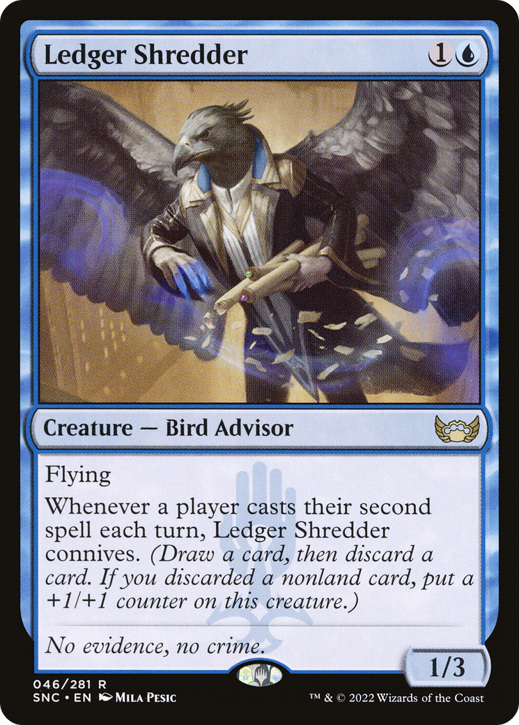 Ledger Shredder (SNC-046) [Streets of New Capenna] Foil MTG Single Wizards of the Coast