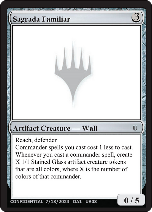 Sagrada Familiar (UNK-UA03D) [Misc] Unknown Event MTG Single Wizards of the Coast