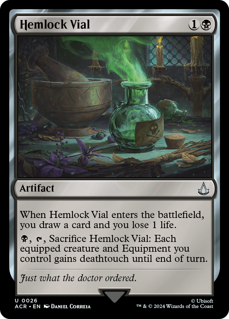 Hemlock Vial (ACR-026) [Assassin's Creed] MTG Single Wizards of the Coast