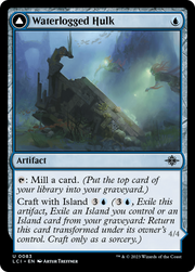 Waterlogged Hulk (LCI-083) [The Lost Caverns of Ixalan] MTG Single Wizards of the Coast