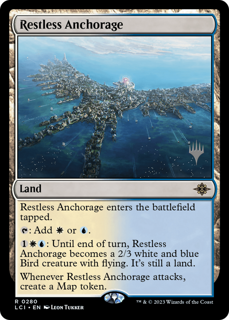 Restless Anchorage (PPLCI-280) [The Lost Caverns of Ixalan Promos] Foil MTG Single Wizards of the Coast